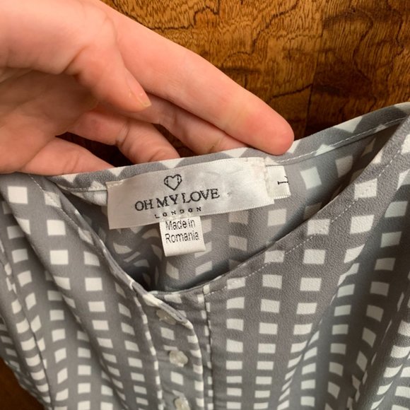 Maxi Cutout Checkered Dress - Picture 4 of 5